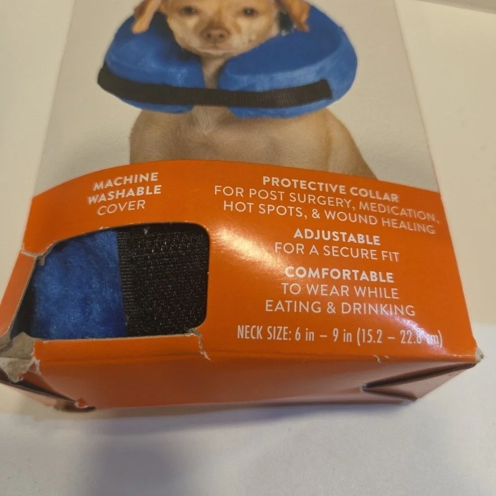 Top Paw Inflatable Tube Cone Blue- Puppy/ Small Dog